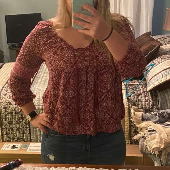 American Eagle Outfitters Tops - American Eagle Flowy Top